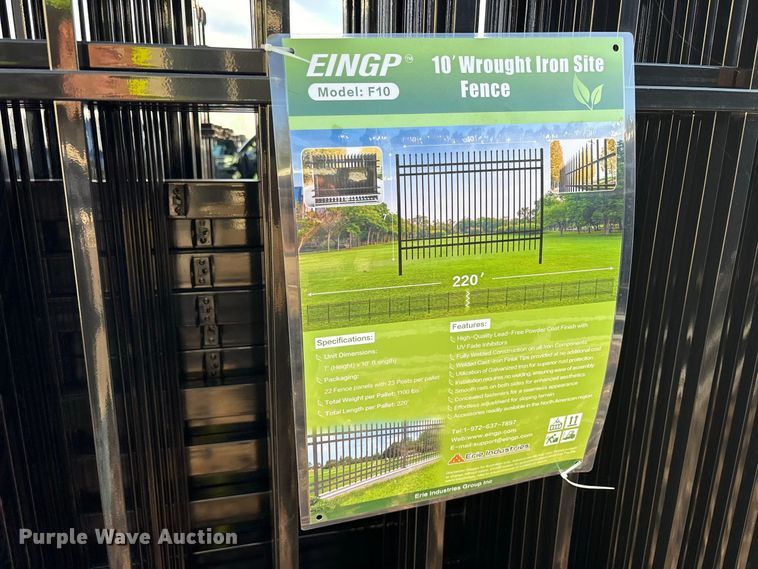 image for item ES8052 2024 (22) 2024 EINGP F10 fence panels