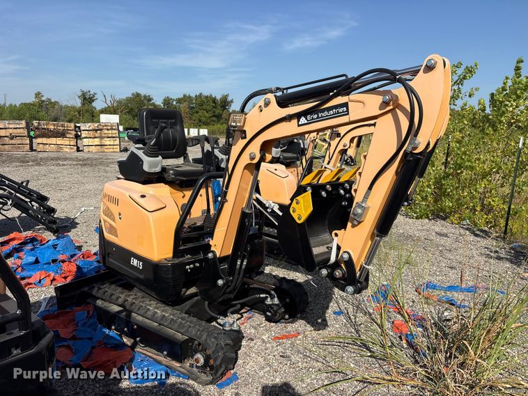 image for item ET0425 2024 Erie EM15 mini excavator