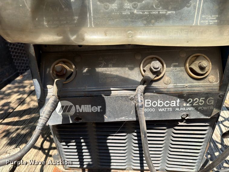 image for item EU5895 Miller Bobcat 225 welder/generator