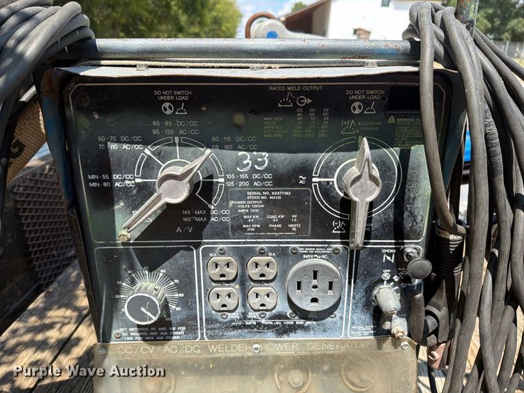 image for item EU5895 Miller Bobcat 225 welder/generator