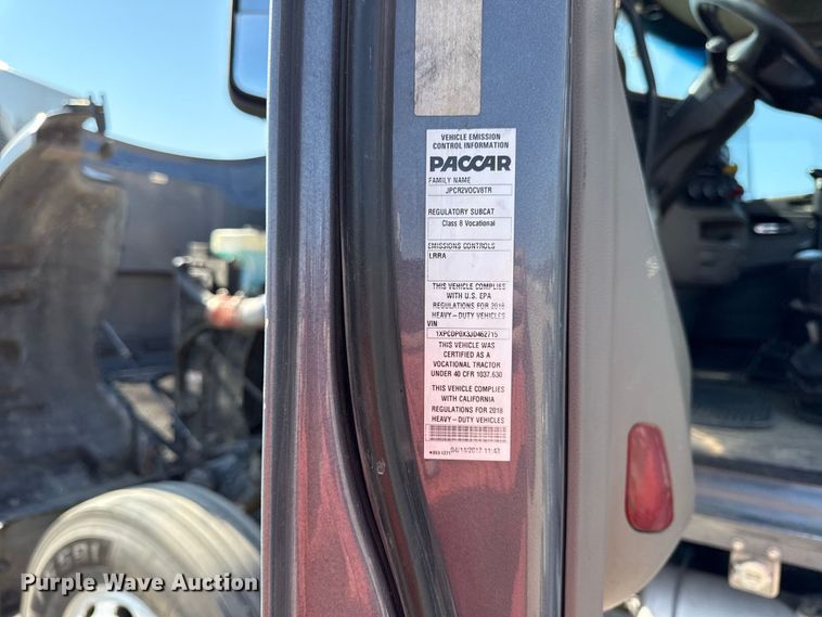 image for item EV6116 2018 Peterbilt 567 truck cab and chassis