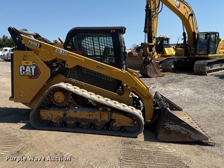 image for item EV6119 2023 Caterpillar 299D3 tracked skid steer loader