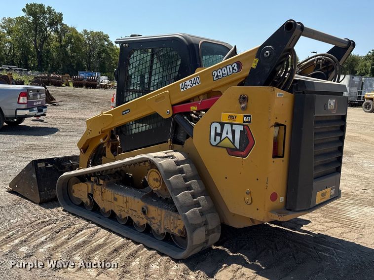 image for item EV6119 2023 Caterpillar 299D3 tracked skid steer loader