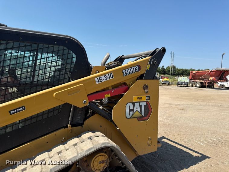 image for item EV6119 2023 Caterpillar 299D3 tracked skid steer loader