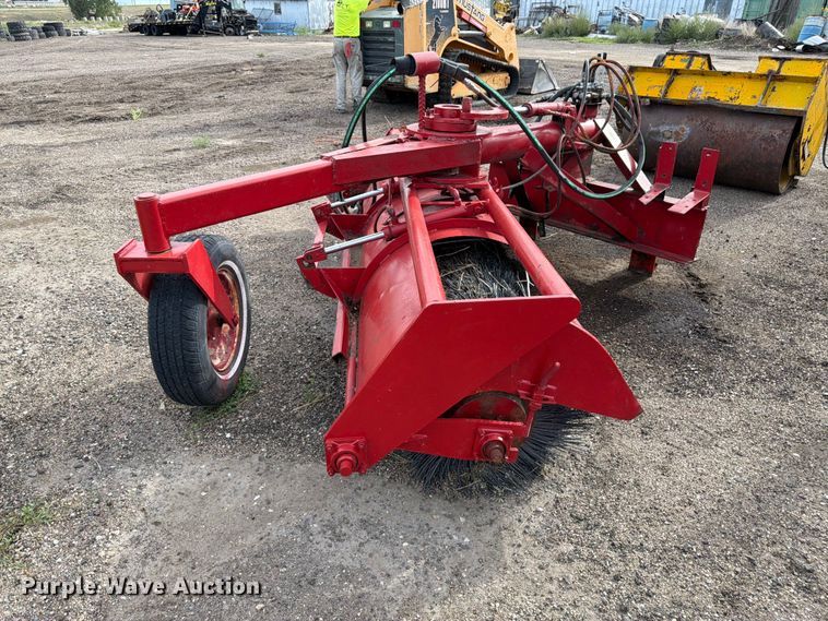 Skid steer broom