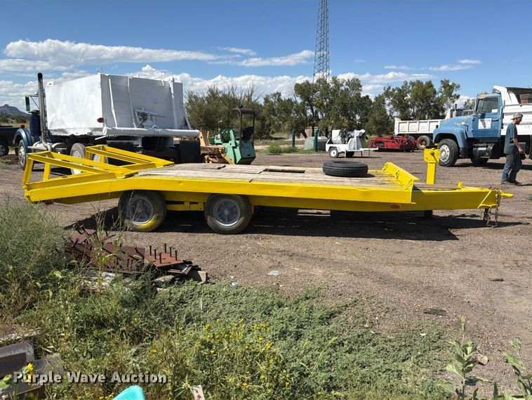 image for item EW2214 2003 Shop built equipment trailer