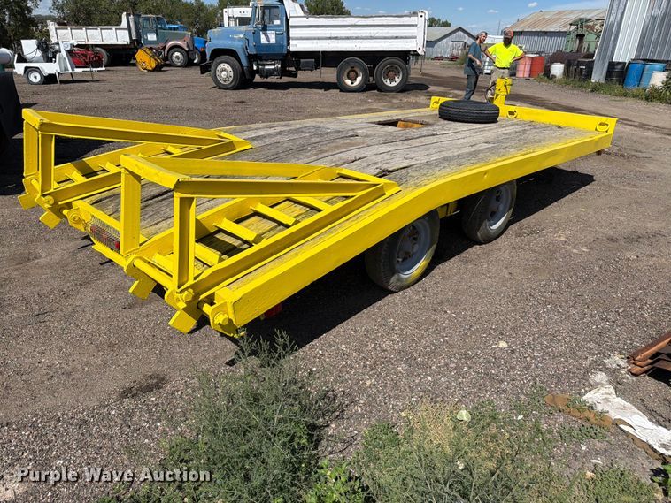 image for item EW2214 2003 Shop built equipment trailer