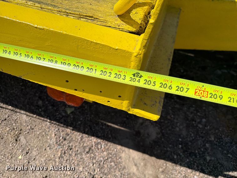 image for item EW2214 2003 Shop built equipment trailer