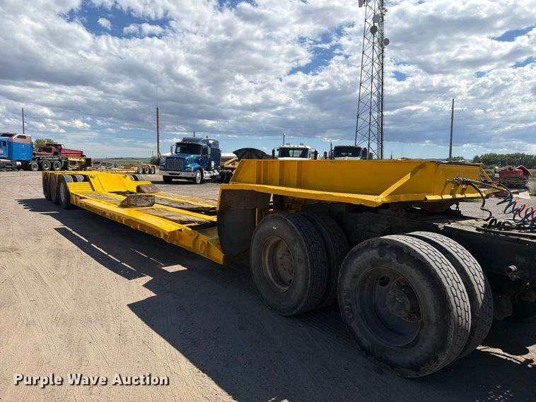 image for item EW2215 1985 Witco Challenger lowboy equipment trailer