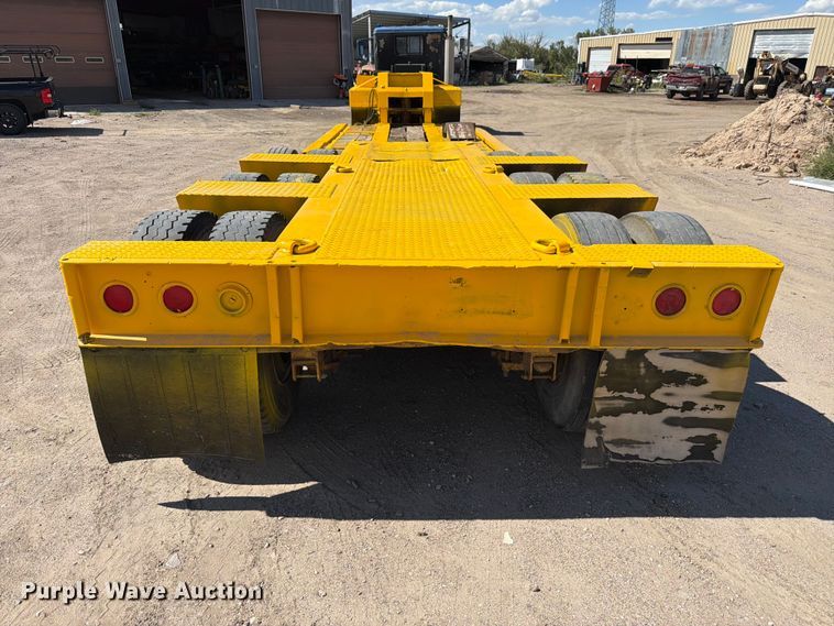 image for item EW2215 1985 Witco Challenger lowboy equipment trailer