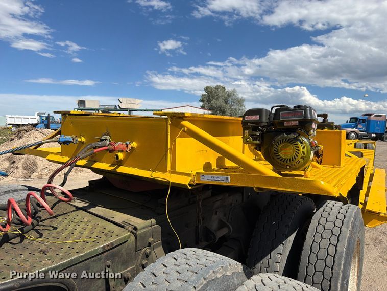 image for item EW2215 1985 Witco Challenger lowboy equipment trailer