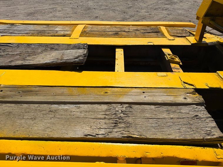 image for item EW2215 1985 Witco Challenger lowboy equipment trailer