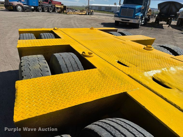 image for item EW2215 1985 Witco Challenger lowboy equipment trailer