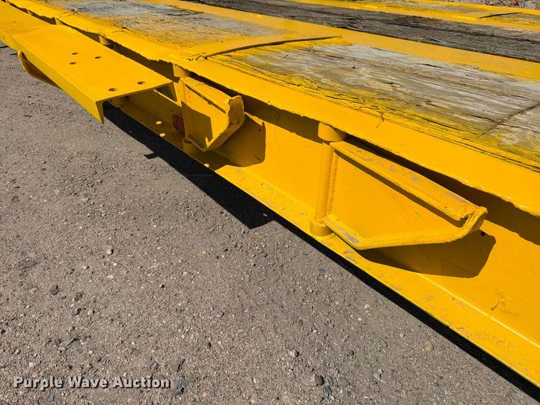 image for item EW2215 1985 Witco Challenger lowboy equipment trailer