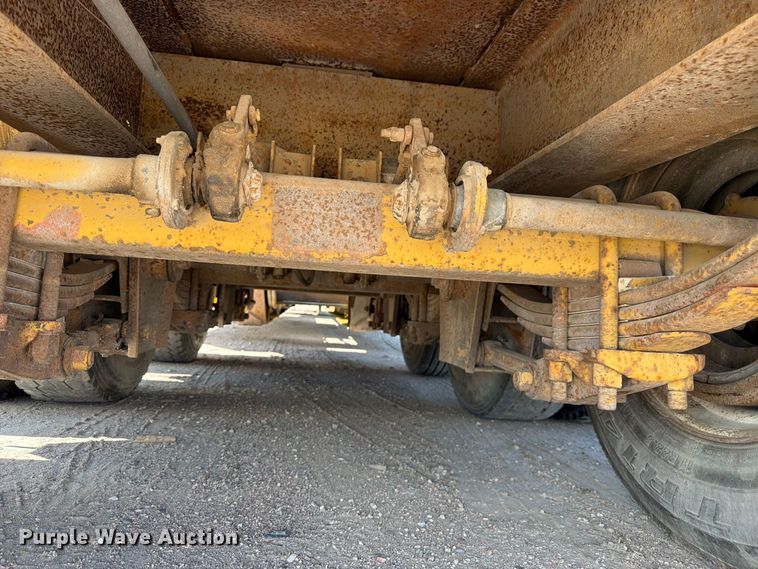 image for item EW2215 1985 Witco Challenger lowboy equipment trailer