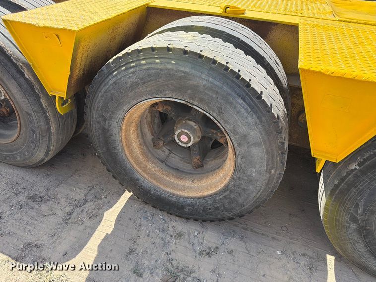 image for item EW2215 1985 Witco Challenger lowboy equipment trailer