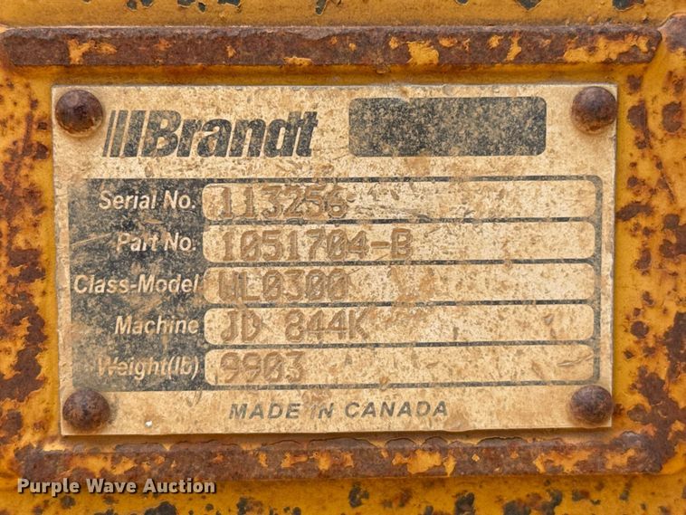 image for item EW4272 2015 John Deere 844K-II wheel loader