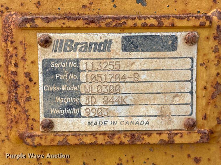 image for item EW4273 2015 John Deere 844K-II wheel loader