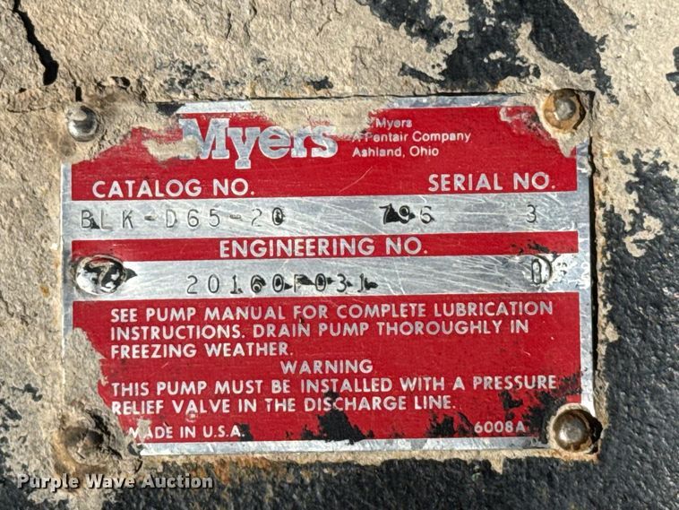 image for item EW4278 Vactor SP-6515 sewer jetter bed