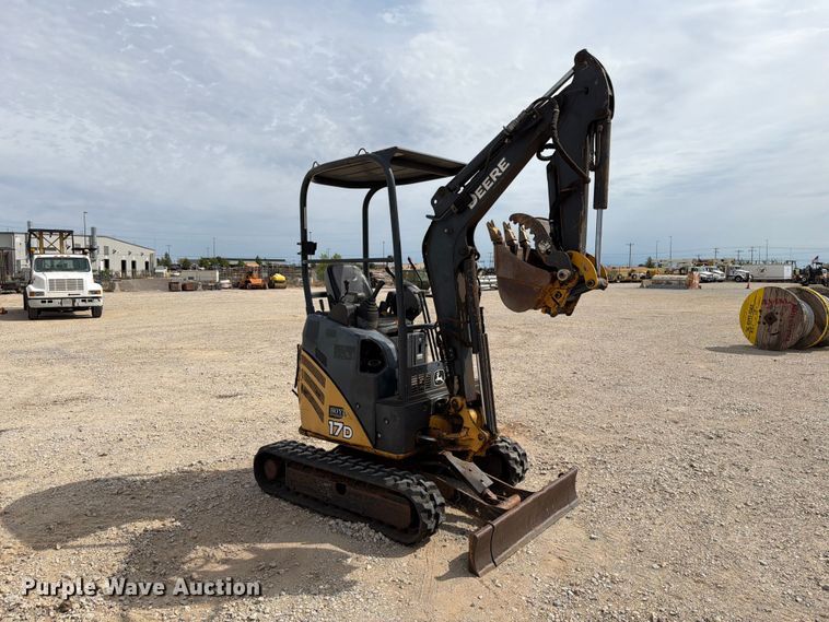 image for item EW8694 2013 John Deere 17D mini excavator