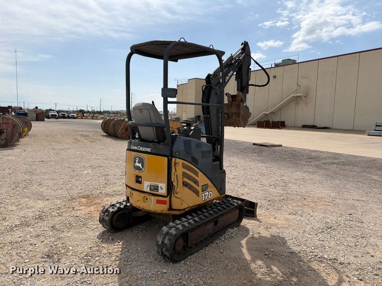 image for item EW8694 2013 John Deere 17D mini excavator