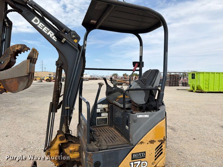 image for item EW8694 2013 John Deere 17D mini excavator