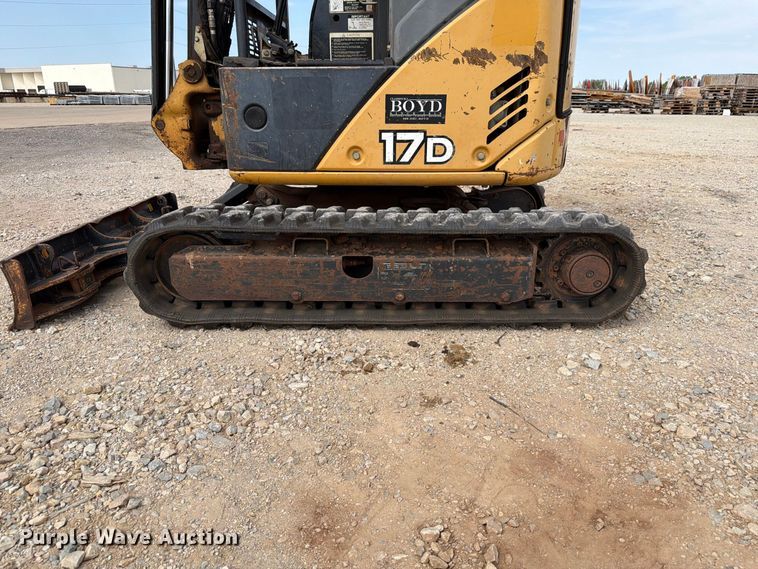 image for item EW8694 2013 John Deere 17D mini excavator