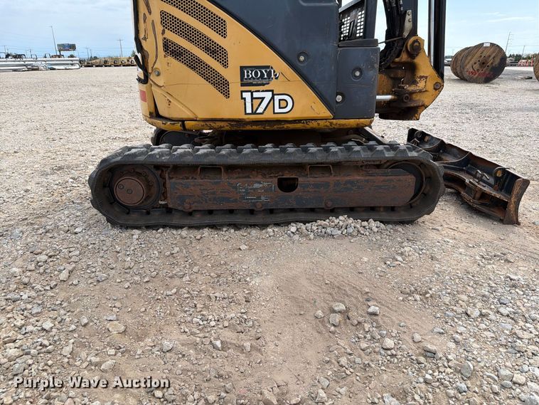 image for item EW8694 2013 John Deere 17D mini excavator