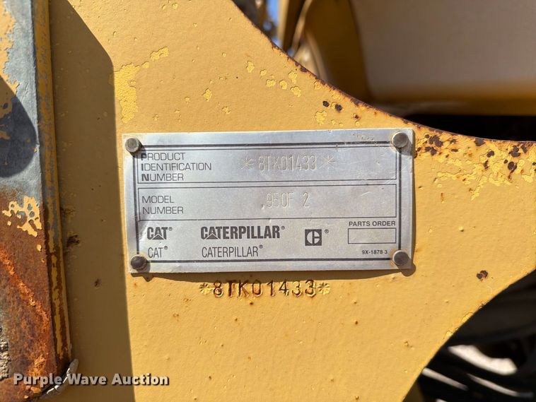 image for item EW8731 1994 Caterpillar 950F Series II wheel loader