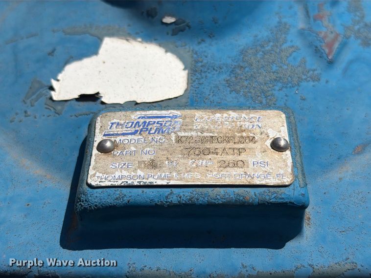image for item EW8752 Thompson irrigation pump