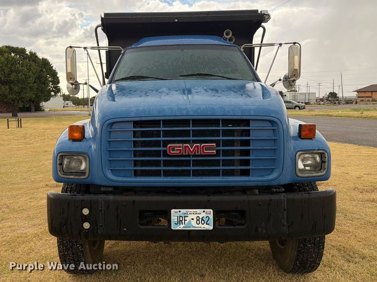 image for item EX0017 2002 GMC C7500 dump truck