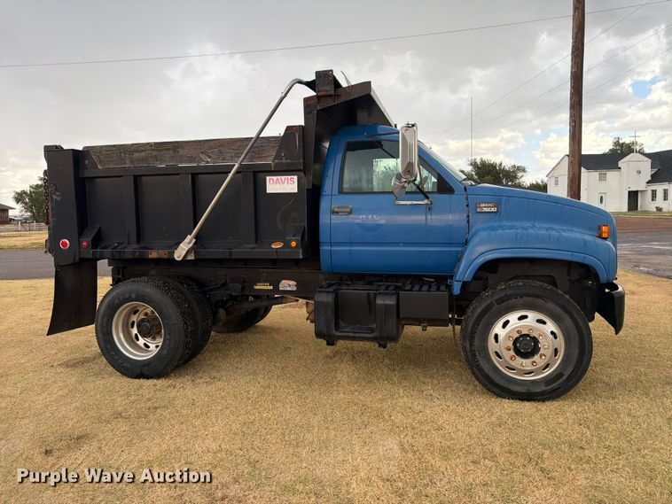 image for item EX0017 2002 GMC C7500 dump truck