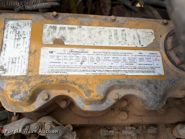 image for item EX0017 2002 GMC C7500 dump truck