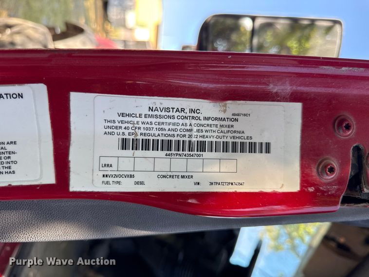 image for item EX2192 2023 International HX520 ready mix truck