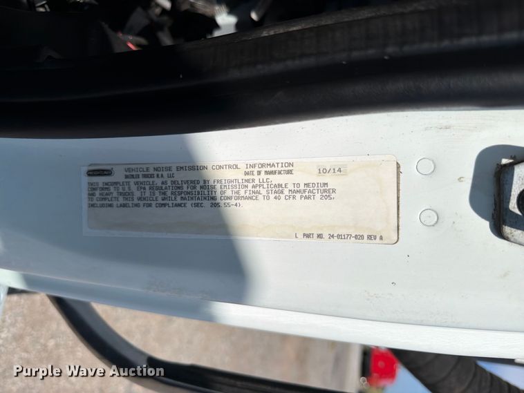 image for item FB5055 2015 Freightliner 114SD vacuum truck