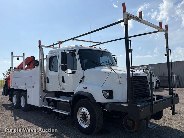 image for item FB5059 2013 Freightliner 114SD Crew Cab crane truck