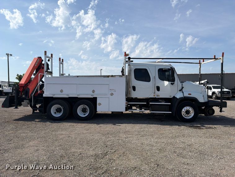 image for item FB5059 2013 Freightliner 114SD Crew Cab crane truck
