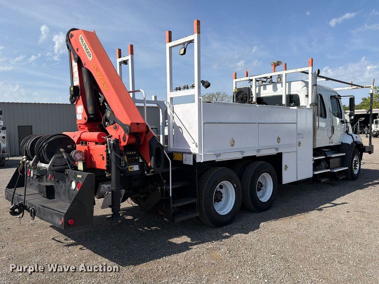 image for item FB5059 2013 Freightliner 114SD Crew Cab crane truck