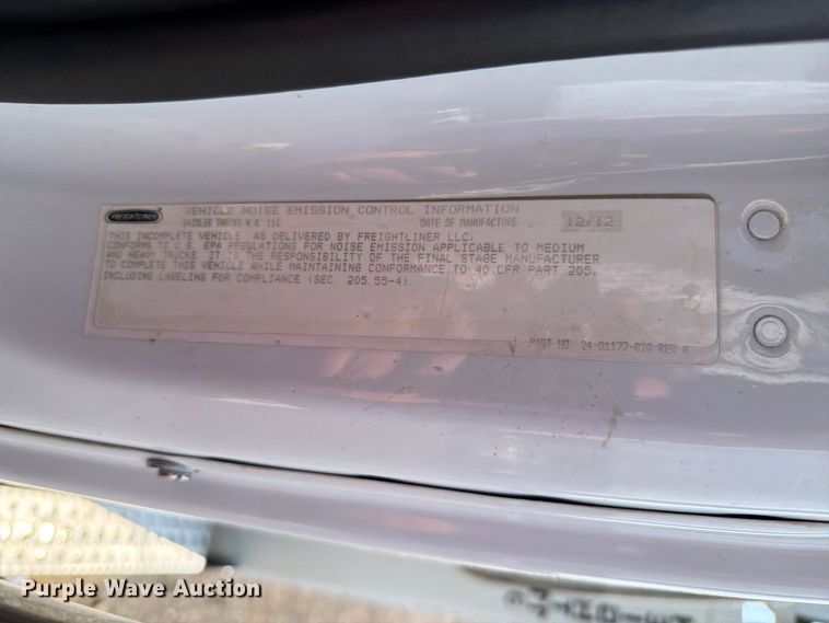 image for item FB5059 2013 Freightliner 114SD Crew Cab crane truck