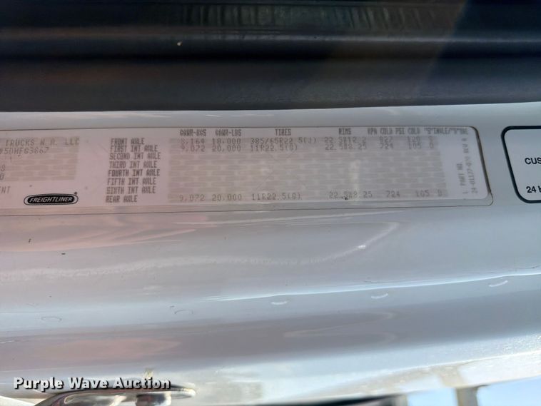 image for item FB5059 2013 Freightliner 114SD Crew Cab crane truck