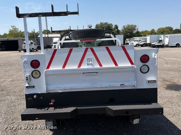 image for item FB5061 2011 Chevrolet Silverado 3500HD Ext. Cab utility bed pickup truck