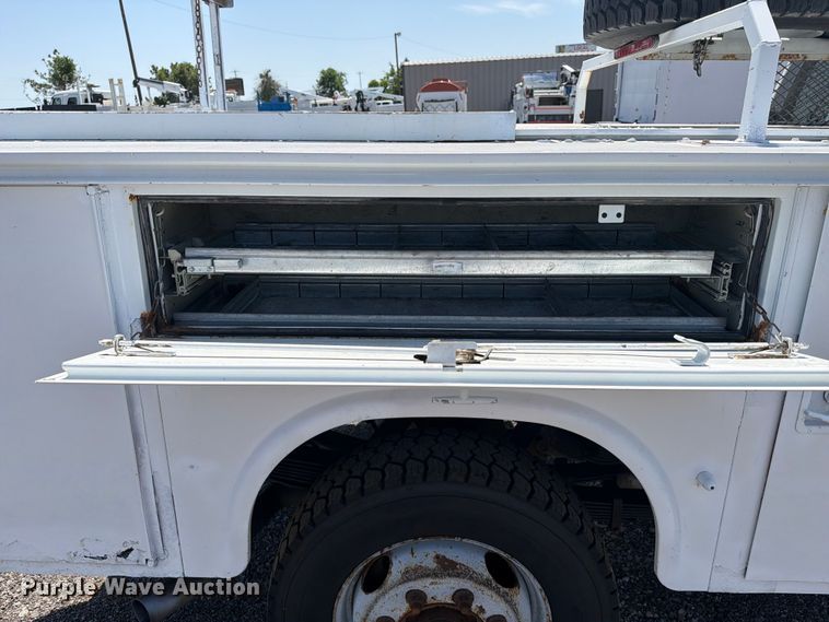 image for item FB5061 2011 Chevrolet Silverado 3500HD Ext. Cab utility bed pickup truck