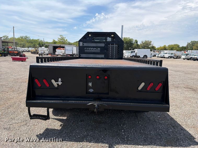 image for item FB5068 2015 International WorkStar 7400 Crew Cab flatbed truck