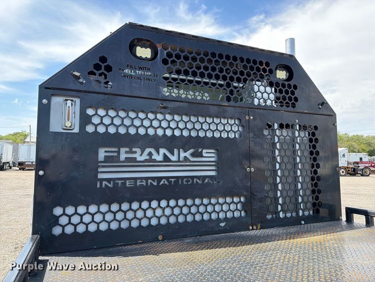 image for item FB5068 2015 International WorkStar 7400 Crew Cab flatbed truck