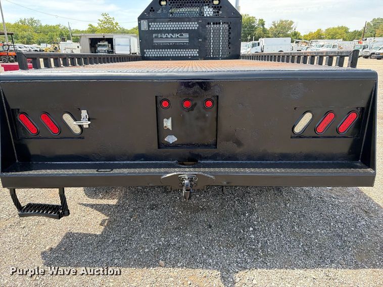 image for item FB5068 2015 International WorkStar 7400 Crew Cab flatbed truck