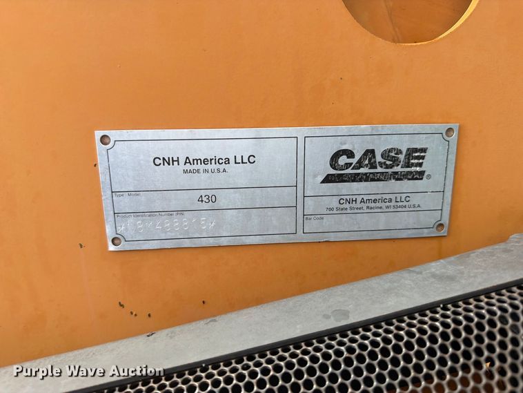 image for item FB5084 2008 Case 430 Series 3 skid steer loader
