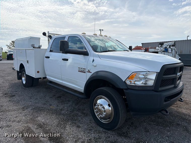 image for item FB5087 2013 RAM 5500 Heavy Duty Crew Cab utility / service truck