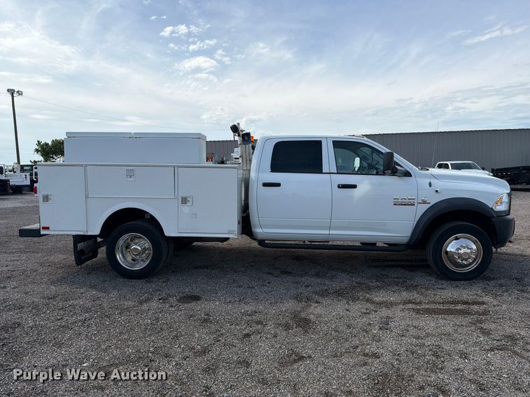 image for item FB5087 2013 RAM 5500 Heavy Duty Crew Cab utility / service truck