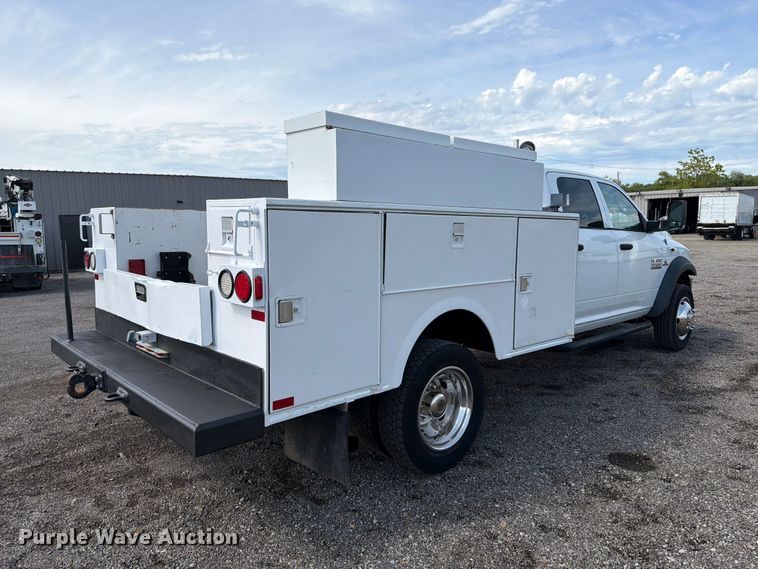 image for item FB5087 2013 RAM 5500 Heavy Duty Crew Cab utility / service truck