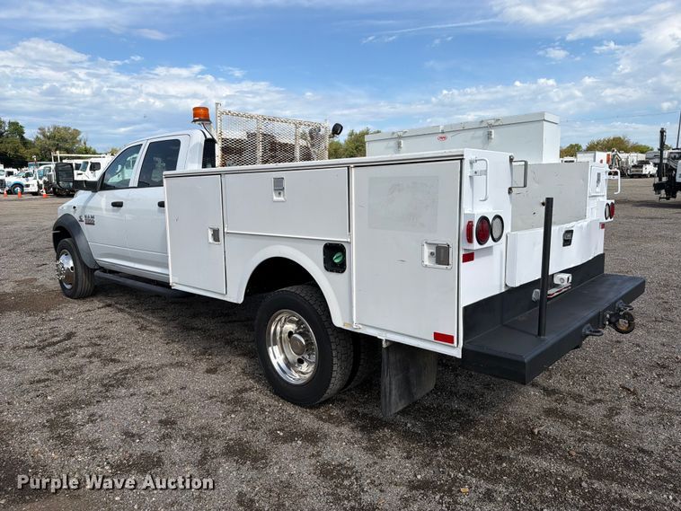 image for item FB5087 2013 RAM 5500 Heavy Duty Crew Cab utility / service truck